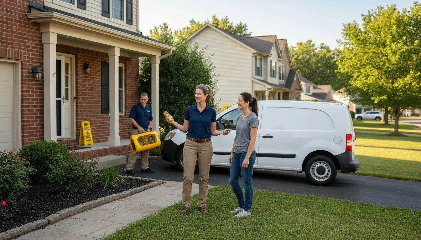Water restoration image for Water Damage & Restoration Services in Newell, SD